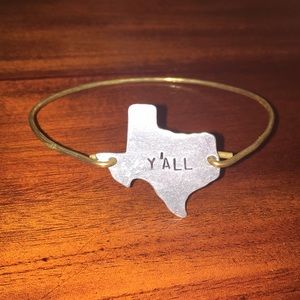“Y’all” Texas Shaped bracelet